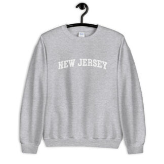 NEW JERSEY Block Letter Sweatshirt