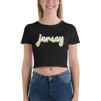 Jersey Yellow Women’s Crop Tee