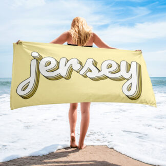 Yellow Jersey Beach Towel