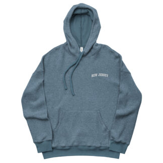 New Jersey Unisex Sueded Fleece Hoodie